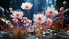 A Beautiful Daisy Blossom Reflects The Tranquil Meadow Colors Generated By AI