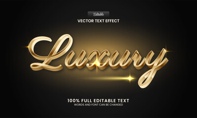 Wall Mural - Design editable text effect, luxury 3d vector illustration