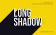 © heyanarda - Editable Long Shadow EPS Vector Text Effect. This design utilizes long shadow techniques to create a visually striking and modern appearance for text in vector. The shadows add depth and dimension.