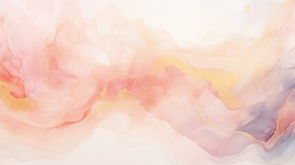 Wall Mural - watercolor background, marble with a sleek and polished appearance of soft pink hues