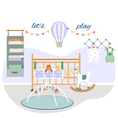 Sticker - Baby Room Interior Concept