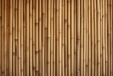 Fototapeta Sypialnia - Natural bamboo background. Fence of the dry reeds