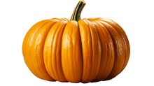 Natural Pumpkin Isolated On Background