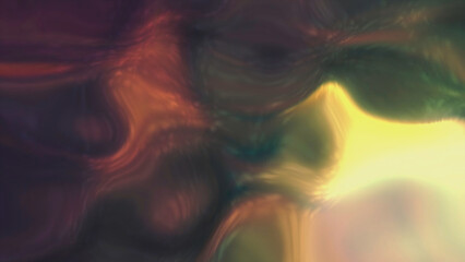 Poster - Bright colored spot moves in liquid colorful space. Motion. Spot of luminous energy moves in liquid space. Splash of plasma energy in liquid form