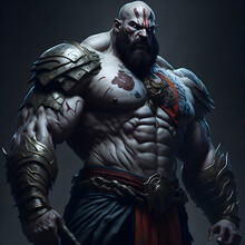 Muscular God Of War