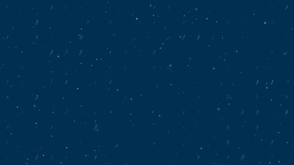 Poster - Template animation of evenly spaced dynamite symbols of different sizes and opacity. Animation of transparency and size. Seamless looped 4k animation on dark blue background with stars