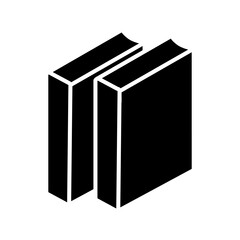 Fototapete - Book vector icon. notebook illustration sign. documents symbol or logo.
