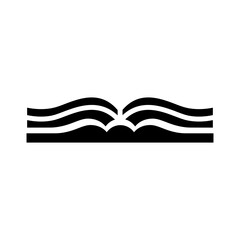 Fototapete - Book vector icon. notebook illustration sign. documents symbol or logo.