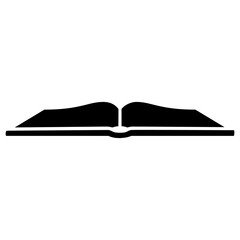 Fototapete - Book vector icon. notebook illustration sign. documents symbol or logo.