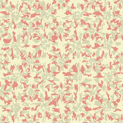 Leinwandbilder - Seamless abstract pattern with floral ornament
