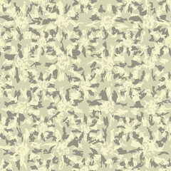 Leinwandbilder - Seamless abstract pattern with floral ornament
