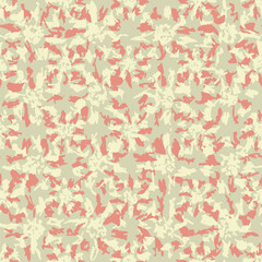 Leinwandbilder - Seamless abstract pattern with floral ornament
