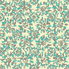 Leinwandbilder - Seamless abstract pattern with floral ornament
