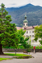 Public Gardens, Brixen, Bolzano District, Sudtirol (South Tyrol) (Province Of Bolzano), Italy