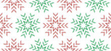 Motif Christmas Ethnic Handmade Beautiful Ikat Art. Christmas Background. Folk Embroidery Christmas Pattern, Geometric Art Ornament Print. Blue White Colors. Snowflake, Star, Poinsettia Design.
