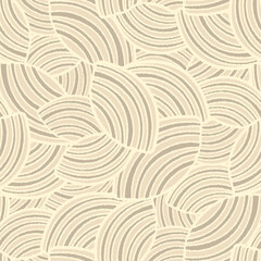 Leinwandbilder - Seamless abstract geometric pattern of random arcuate stripes.
