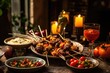 © Alfazet Chronicles - middle eastern style dining with delicious skewers and hummus