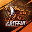 Griffin esport mascot logo design