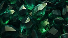 Vibrant Emerald Green Gemstone Texture Background - Luxurious Green Emerald Wallpaper For Design Projects - Gemstones Textures Backdrop Series