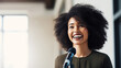 © Tierney - Happy african american businesswoman giving a speech at conference