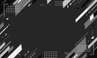 © Kkoh design - 【白黒】モダン・ミニマルな・幾何学のビジネス背景素材