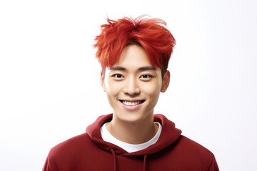 Poster - A picture of a man with red hair wearing a hoodie. This versatile image can be used for various themes and concepts.