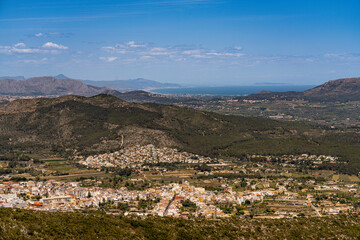 Wall Mural - panorama of benitachell