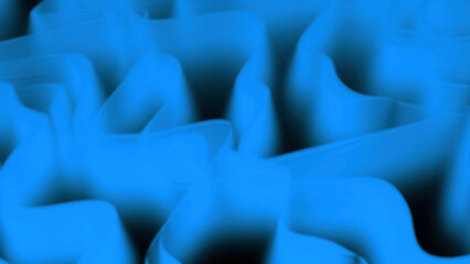 Fototapete - Blue and pink background. Design. Bright filling circles made in cartoon animation that spread in different directions.