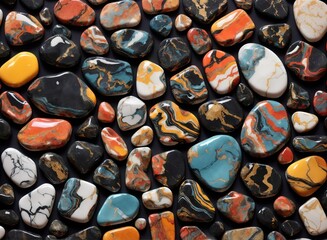  colorful stones background