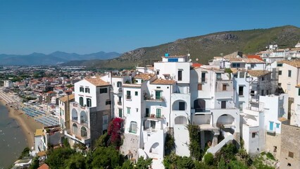 Wall Mural - Sperlonga coastal town houses