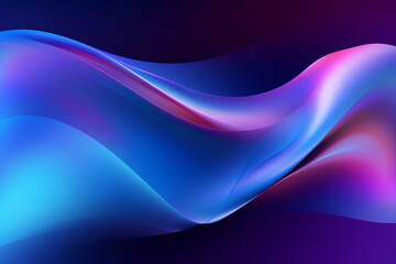 Poster - picture made with generative ai of futuristic wallpaper abstract lines and creative background