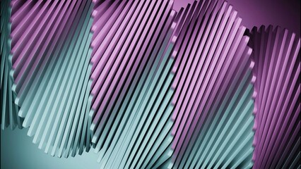 Poster - Colorful spinning spiral on a silver background. Design. Curving 3d stripe with gradient effect.