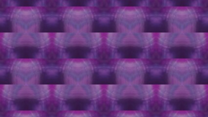 Poster - Blinking psychedelic kaleidoscopic shapes. Motion. Rows of trembling same figures.