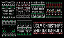 Ugly Christmas Sweater Templete