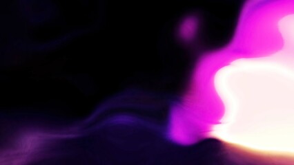 Poster - Space flight in cosmic background with nebula and space body. Motion. Outer space animation with flying star field.