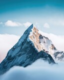 Fototapeta Góry - snow covered mountains