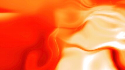 Poster - Dramatic red and orange cloud effect with moving light rays shining through. Motion. Curving gradient shapes.