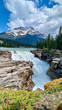 Waterfall in Canadian Rockie