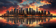 Midtown Manhattan Panorama: Iconic Skyline Views