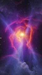 a galaxy from a supernova. cosmic nebula.
