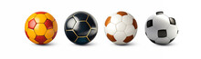 Set Of Four Soccer Ball