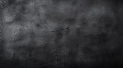 Canvas Print - Black wall texture rough dark concrete background. AI generated image