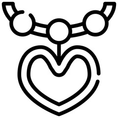 Poster - Necklace Icon