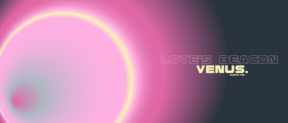 Wall Mural - Pink Venus Neon Background. Modern Diagonal Gradient Banner, Dynamic Vector Design.