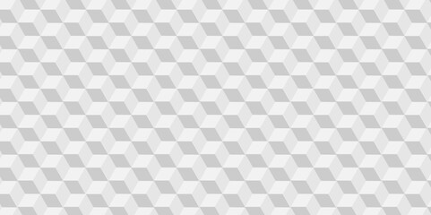 Wall Mural - Abstract geometric structure mosaic and tile square background with cubes pattern. Seamless geometric pattern abstract background. abstract cubes geometric white and gray color hexagon technology.