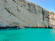 Visit blue caves in Zakynthos island in Greece during summer. 
