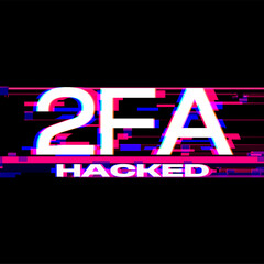 Poster - Glitched Effect Hacked 2FA Security Authentication Typography Text Illustration