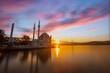 Ortakoy Istanbul landscape beautiful sunrise with clouds Ortakoy Mosque and Bosphorus Bridge, Istanbul Turkey. Best touristic destination of Istanbul