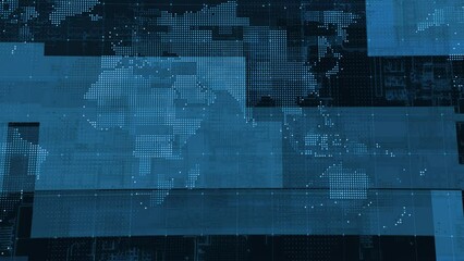 Digital technology motion background