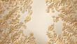 © anmitsu - Luxury fashionable design background material with golden floral pattern.